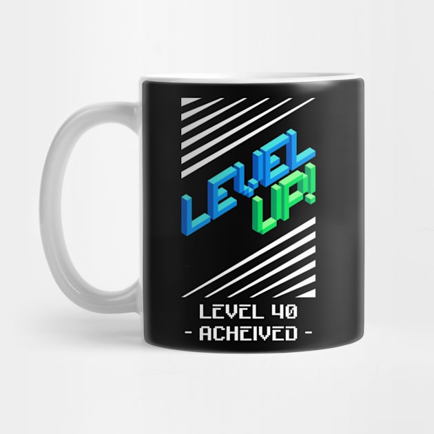 Level Up 40th Birthday by LittleBoxOfLyrics